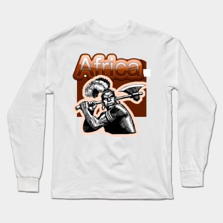 african african native warriors Long Sleeve T-Shirt